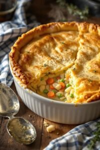 comforting chicken pot pie