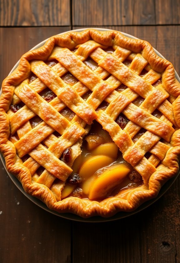 cozy homemade apple pie