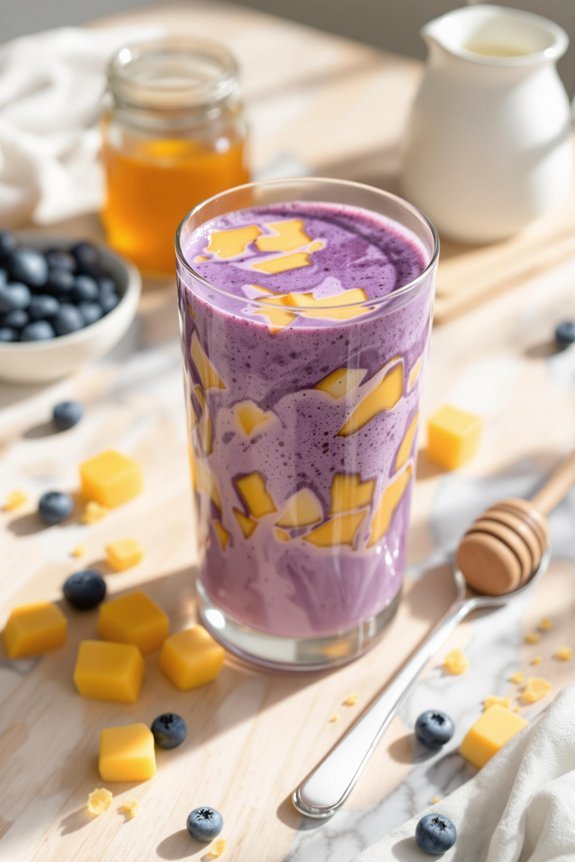 delicious blueberry mango smoothie recipe