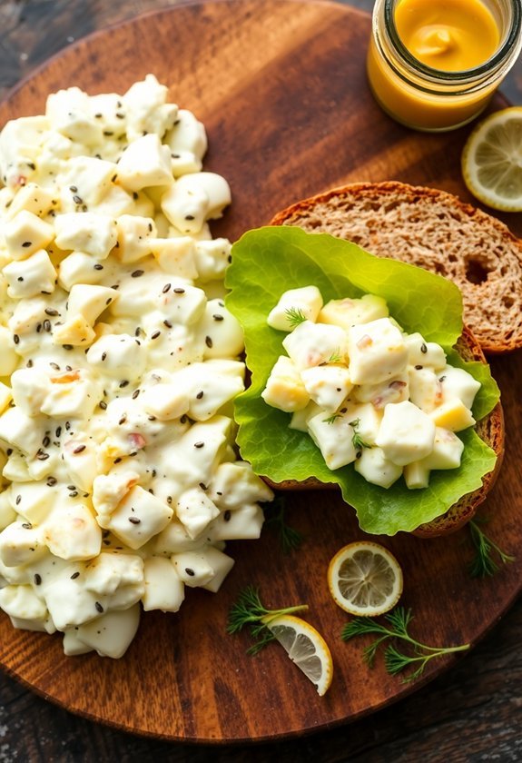 delicious creamy egg salad