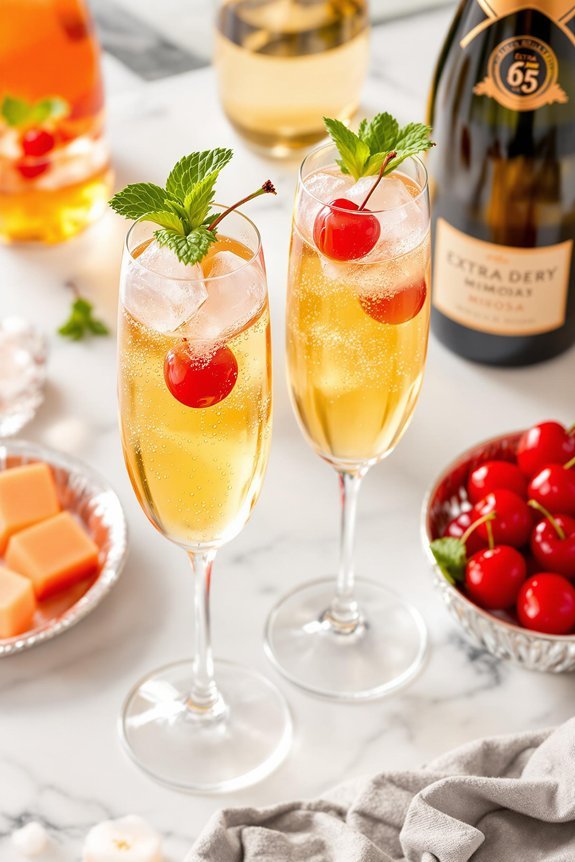 elegant mimosa for celebrations