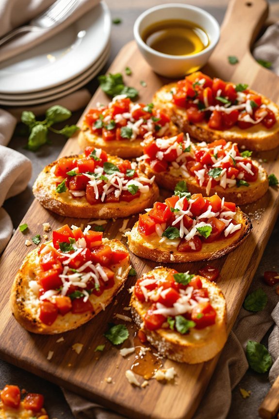 fresh italian tomato toast