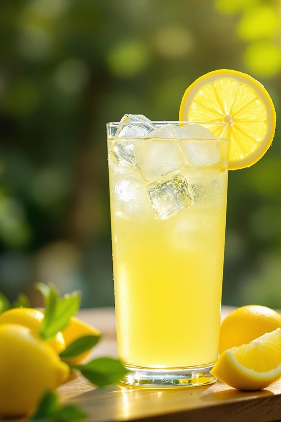 fresh squeezed summer lemonade