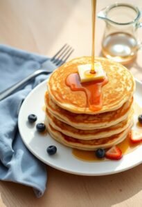 golden fluffy pancake recipe
