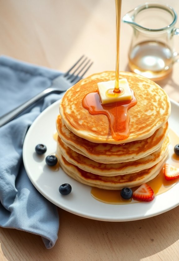 golden fluffy pancake recipe