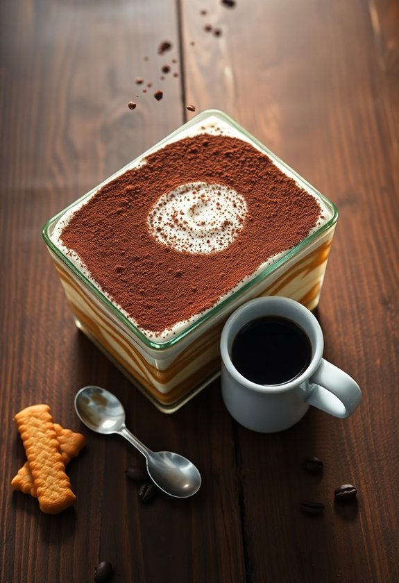 heavenly coffee soaked dessert layers