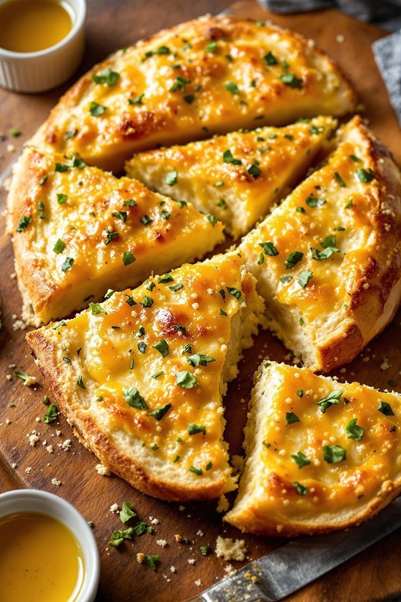 homemade garlic parmesan bread