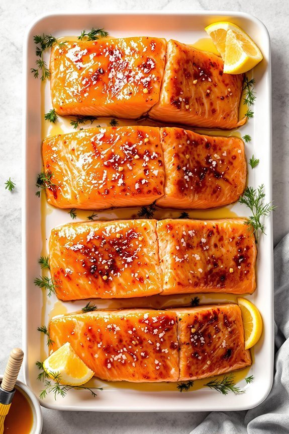honey glazed salmon recipe