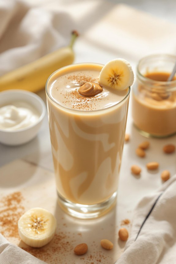 peanut butter banana smoothie