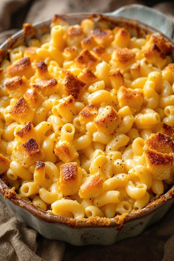 rustic buttery mac and cheese