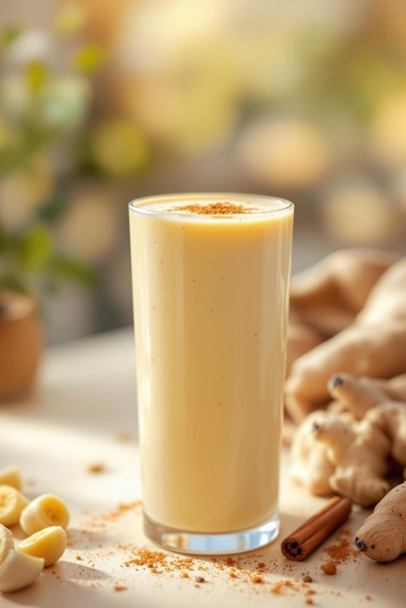 simple ginger banana smoothie recipe
