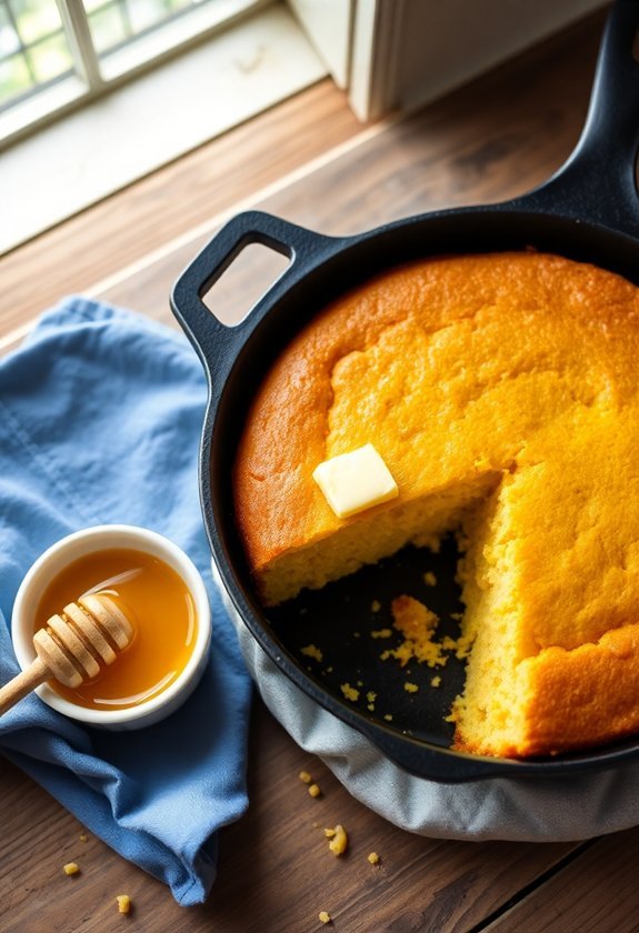 southern homemade cornbread recipe