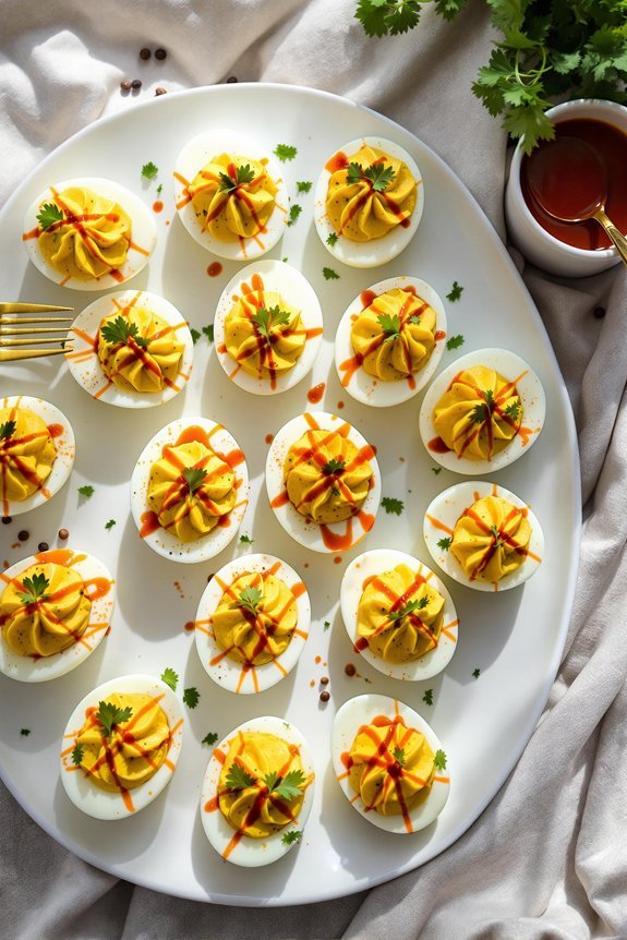 spicy deviled eggs recipe
