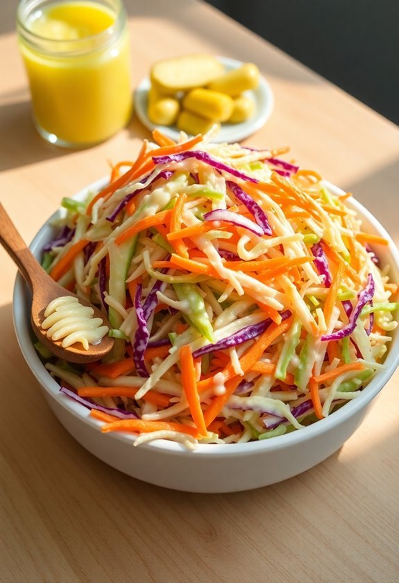 sweet and creamy coleslaw