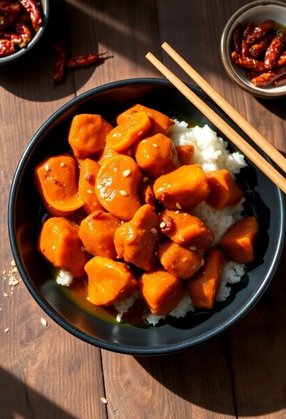 sweet and spicy chicken