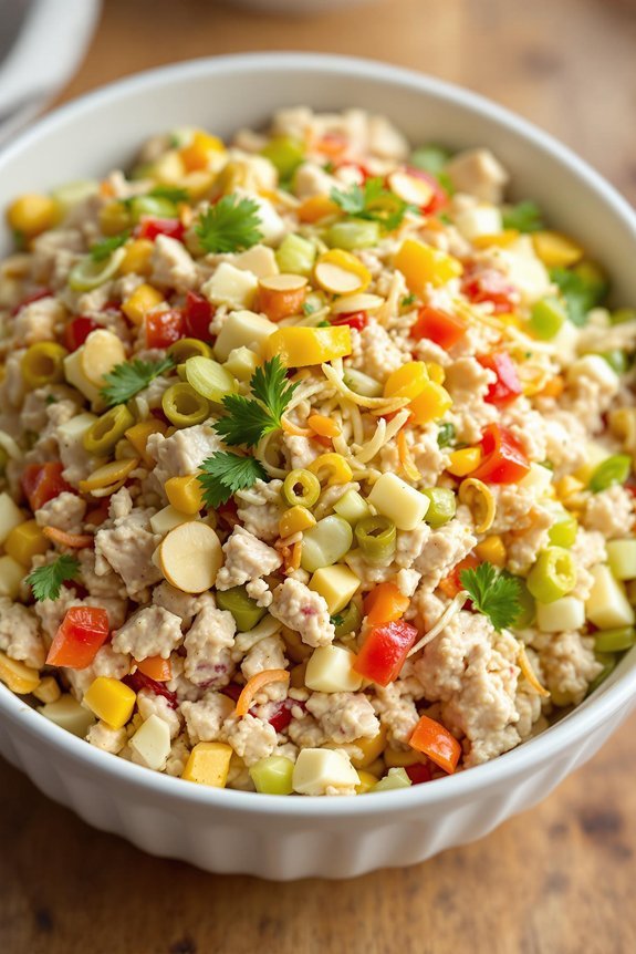 zesty loaded tuna salad