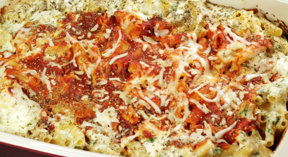 Classic Baked Ziti with Ricotta