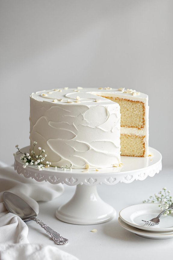 almond wedding cake recipe