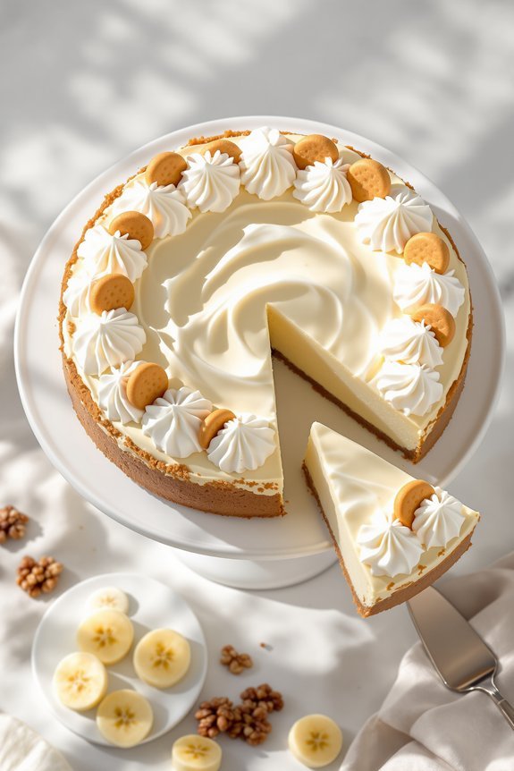 banana cream cheesecake recipe