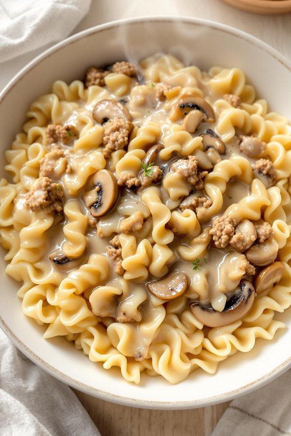 comforting beef stroganoff recipe