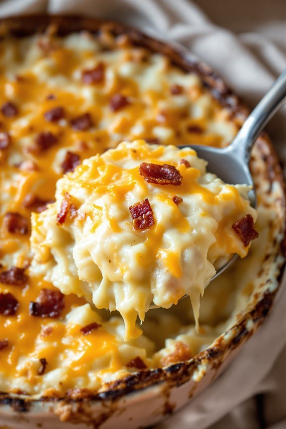 creamy bacon potato casserole