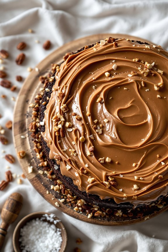 creamy german chocolate frosting