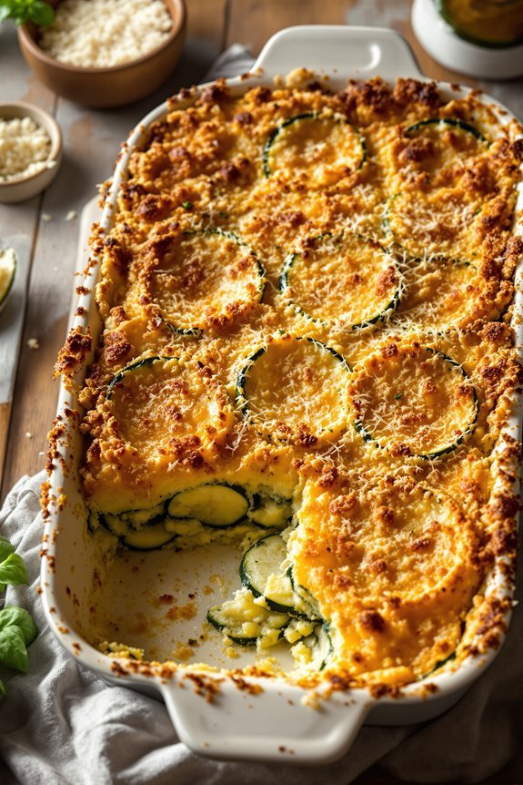 crispy zucchini casserole recipe