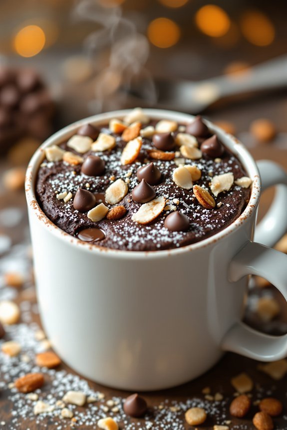 decadent chocolate mug cake