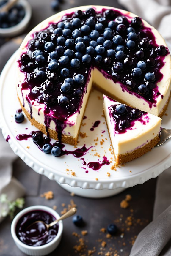 delicious blueberry cheesecake recipe