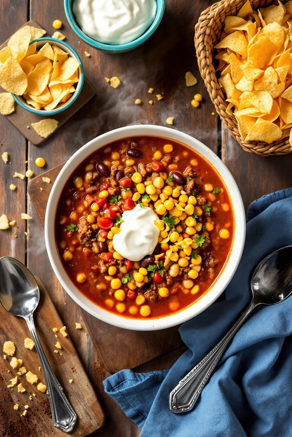 delicious mexican taco soup