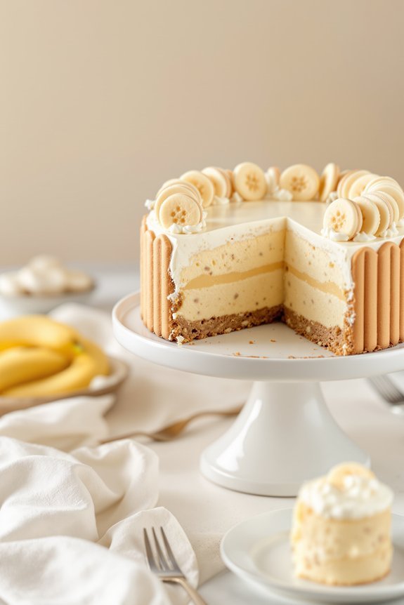 dreamy banana cream cheesecake