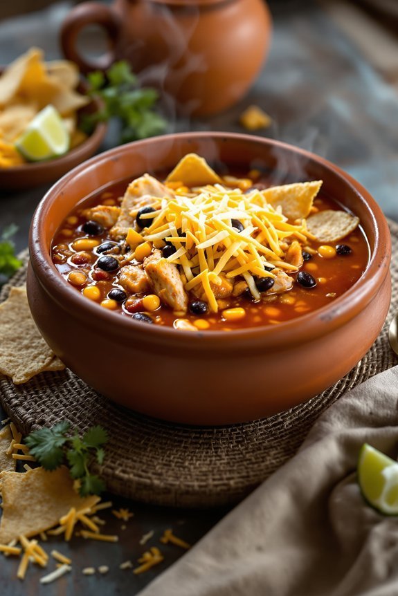 hearty mexican tortilla soup