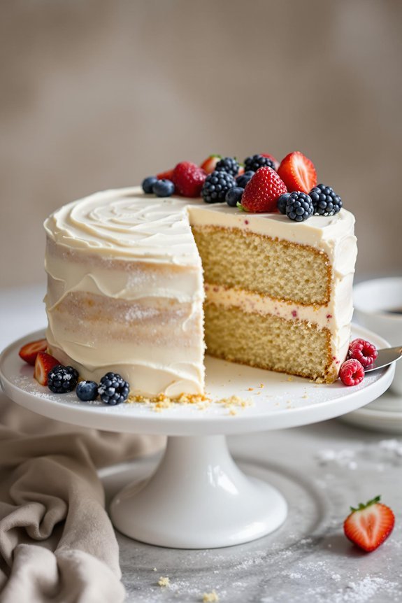 heavenly cloud like white cake