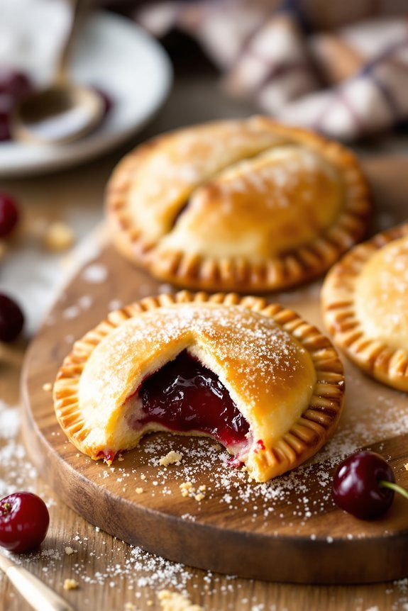 mini cherry hand pies