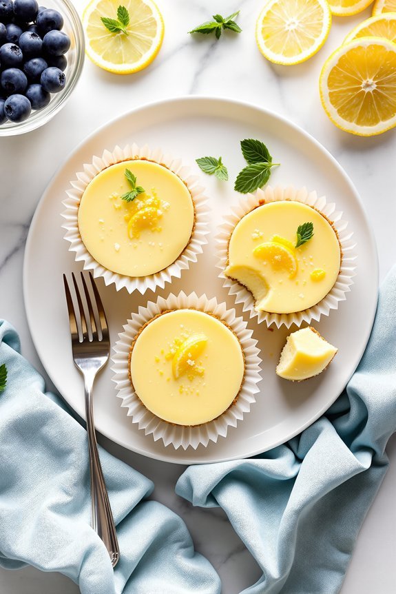 mini lemon cheesecake recipe