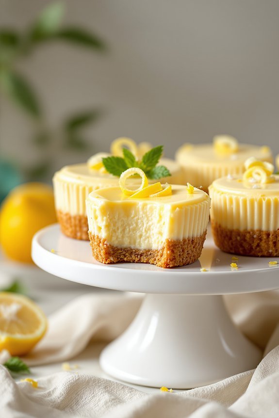 mini lemon cheesecakes recipe