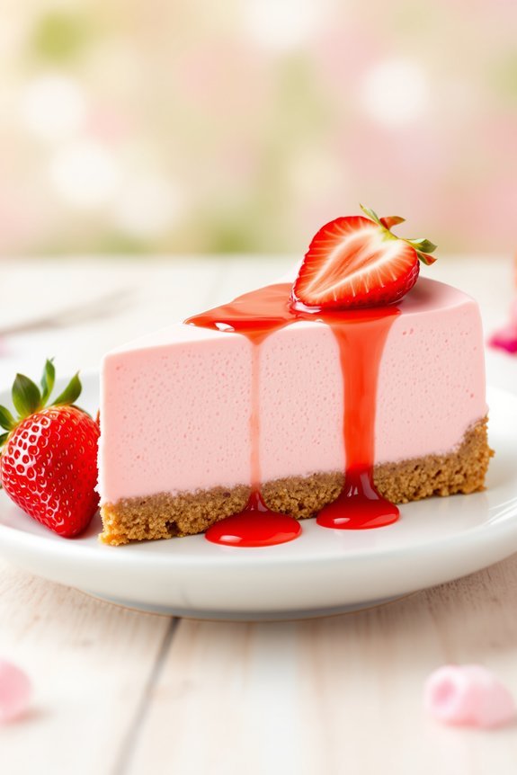 no bake strawberry cheesecake recipe