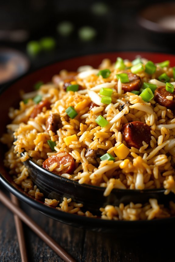 savory chinese pork fried rice