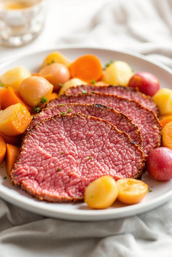 savory corned beef dinner