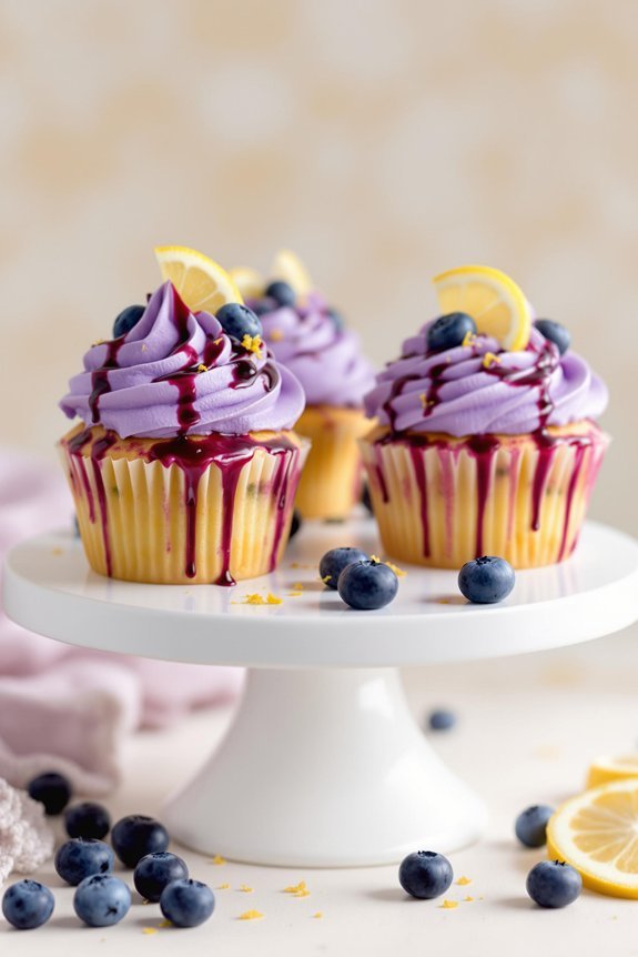 zesty lemon blueberry cupcakes recipe