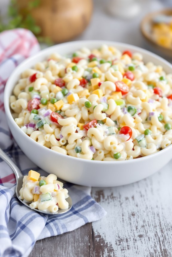 creamy classic macaroni salad