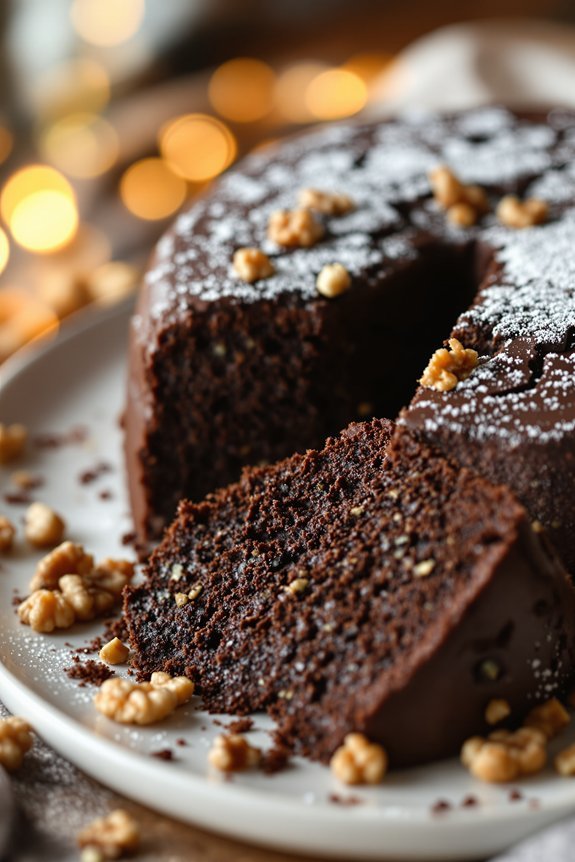 decadent chocolate zucchini cake