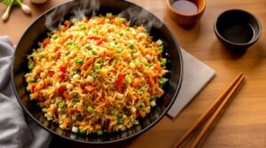 delicious homemade asian fried rice