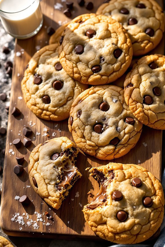 gooey chocolate chip cookies