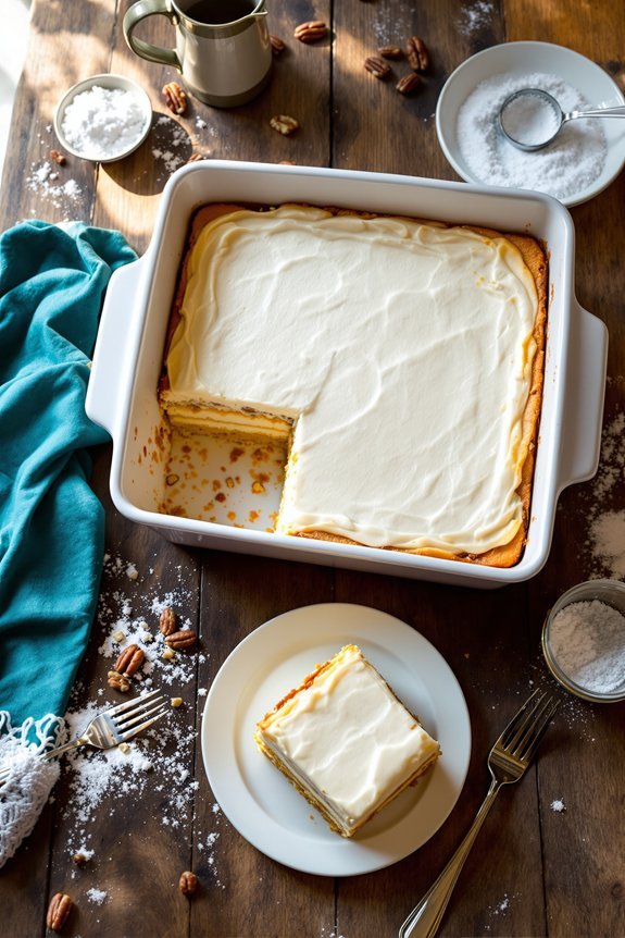 cream cheese smash cake