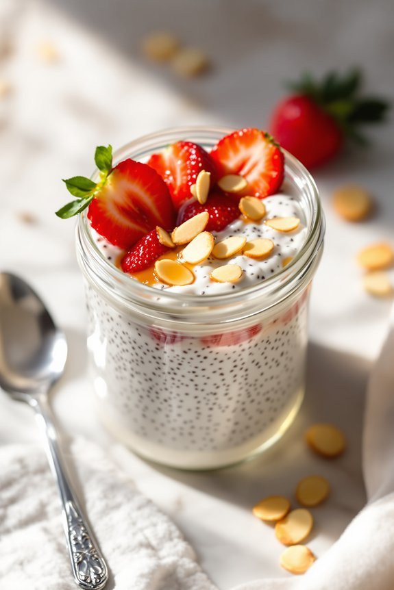creamy overnight chia pudding
