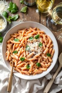 homemade creamy vodka sauce