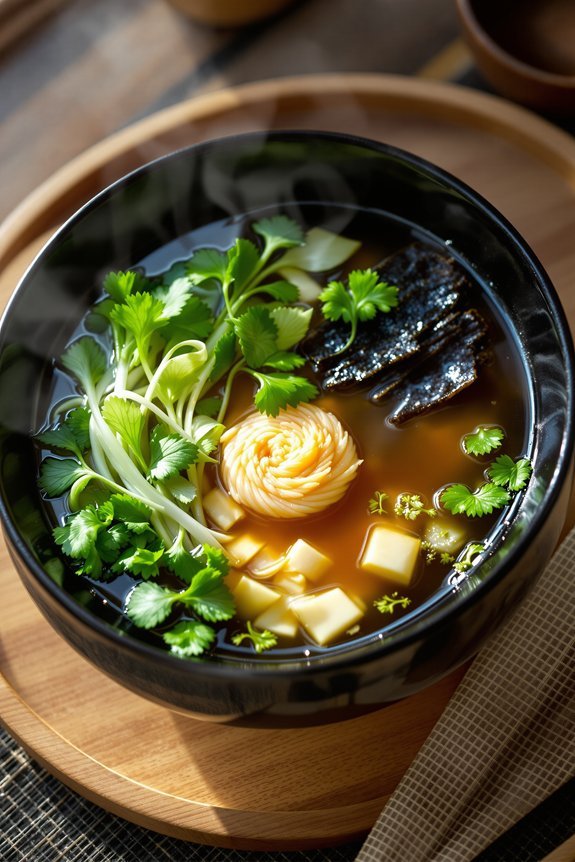 homemade japanese miso soup