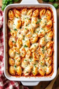 italian cheese stuffed shells recipe