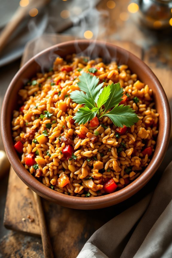 spicy cajun style jambalaya recipe